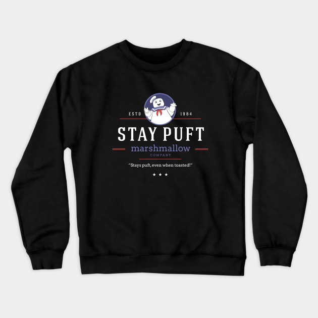 Stay Puft Marshmallow Company - modern vintage logo Crewneck Sweatshirt by BodinStreet